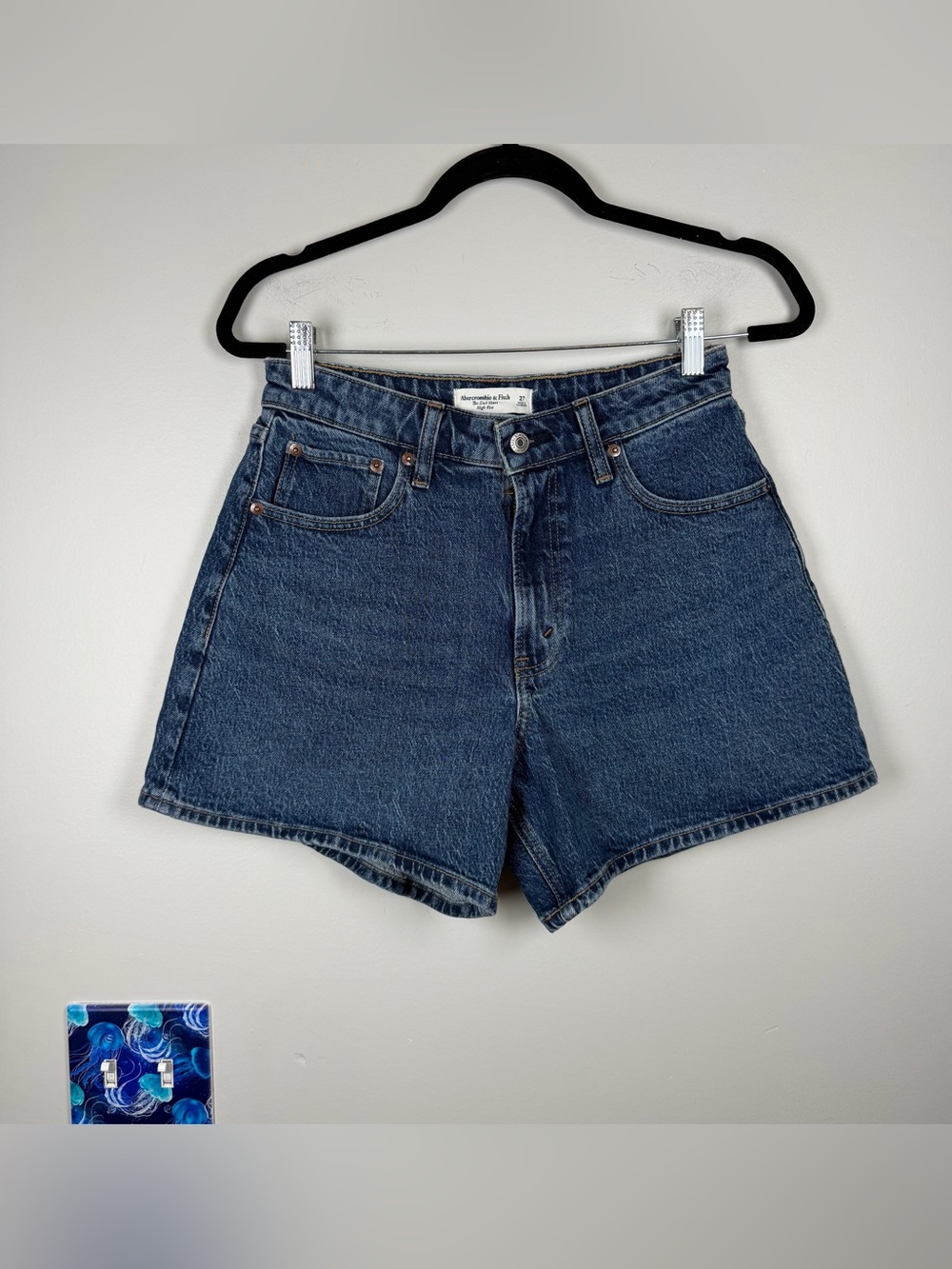Abercrombie & Fitch The Dad
Short High Rise Denim Jean Jorts Size
27 Curve Love